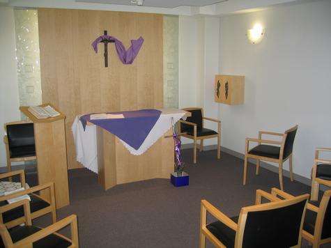 Werribee Mercy Hospital's peaceful chapel
